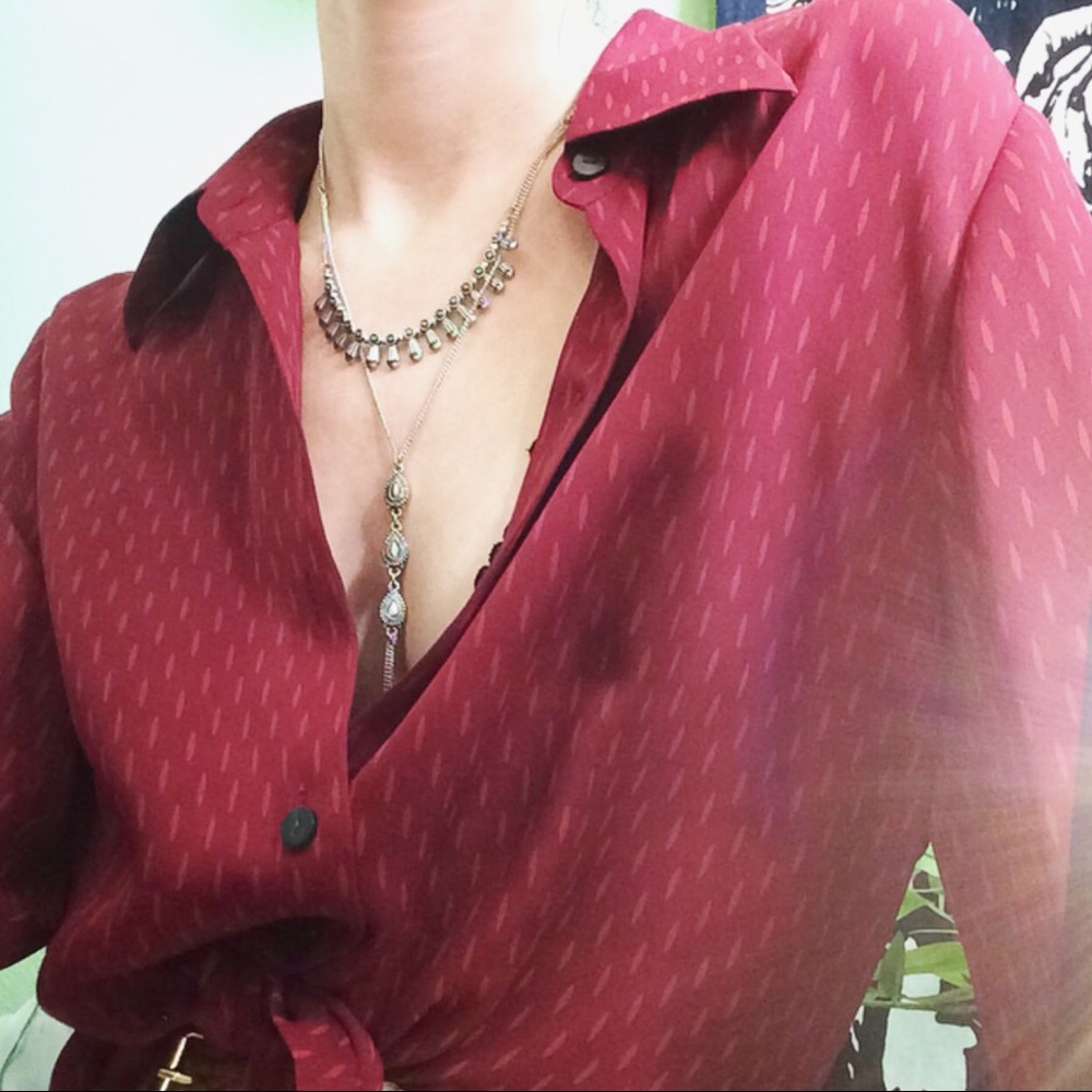 Silk Printed Blouse
